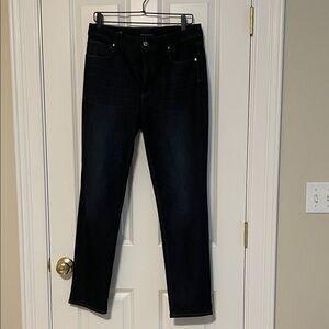 White House Black Market High Rise Jeans - Dark Blue